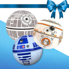 NINOSTAR Galactic inflatable ball pack-of-three with vibrant galactic patterns