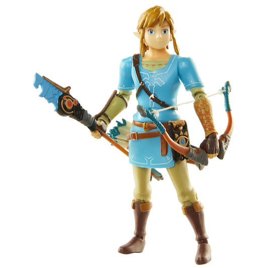 Nintendo Link figure with bow and arrow for imaginative play