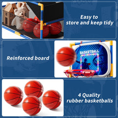 NIPLOOOW bottom storage keeps balls neatly organized