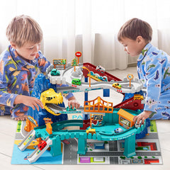 NIPLOOOW 10 mini racer cars on track invite quick, imaginative races