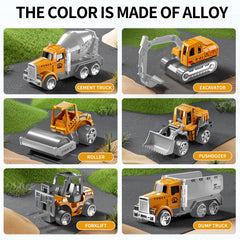NIPLOOOW alloy metal trucks feel sturdy for rough play.