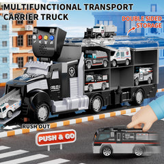 NIPLOOOW ambulance truck adds rescue-themed role play to outdoor or classroom setups.