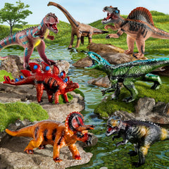 NIPLOOOW Stegosaurus figure, safe and durable for hands-on play.