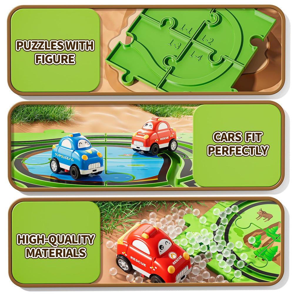 NIPLOOOW city-themed puzzle pieces layout promotes problem-solving during play.