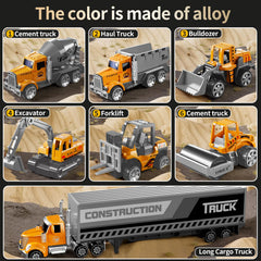 NIPLOOOW dump truck for kids, easy push-and-move loads during pretend work.