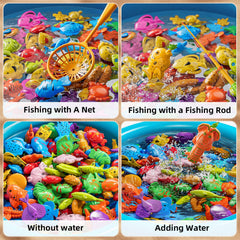 NIPLOOOW fishing nets for children support easy catching in indoor or outdoor play