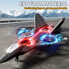 NIPLOOOW foam plane hover-ready for smooth indoor flight.