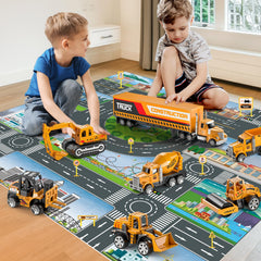 NIPLOOOW forklift toy aids pretend material handling and transport.