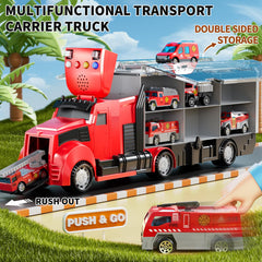 NIPLOOOW Ladder Fire Engine Toy boosts fine motor skills during role-play.
