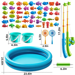 NIPLOOOW magnetic fishing rods for kids encourage hand-eye coordination
