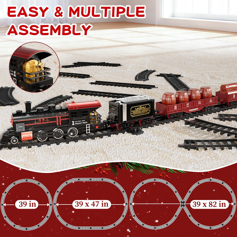 NIPLOOOW Train Set easy assembly supports confident setup by children.