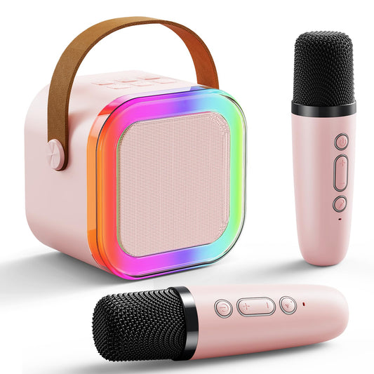 Niskite toddler karaoke machine with compact design, ideal for travel and family fun.