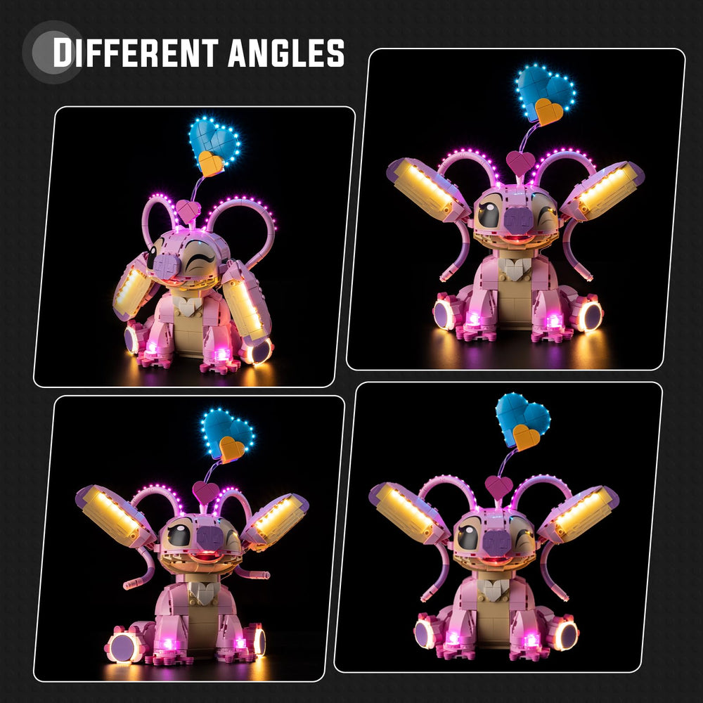 Gift-ready Nitemode kit for Lego Angel 43257 fans.