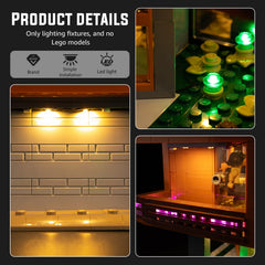 Nitemode Twilight Cullen House LED kit brightness range supports lively scenes