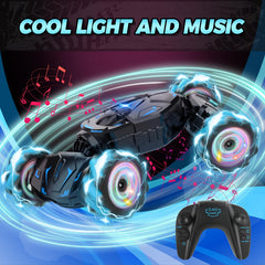 Nitigo Gesture RC Car all-terrain tires tackle grass and sand.