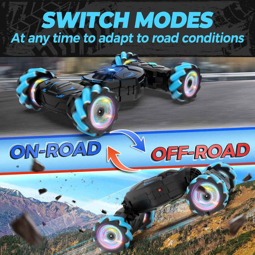 Nitigo Gesture RC Car double-sided flip for dynamic tricks.