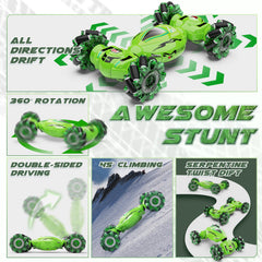 Nitigo Gesture RC Car top view highlighting compact battery access