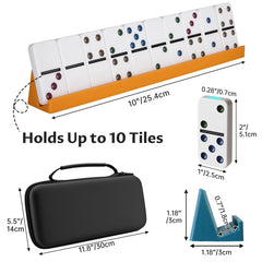 NiToy dominos compatible with various sizes including Mexican Train sets