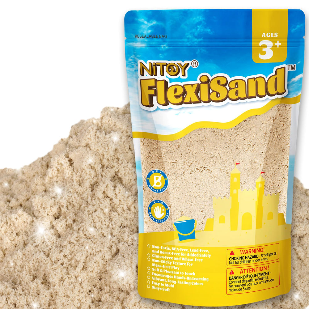 NiToy FlexiSand 2.2lb refill pack for extended imaginative play.
