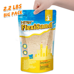 NiToy FlexiSand less messy texture for easy cleanup.