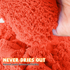 Close-up of the moist moldable texture ideal for shaping
