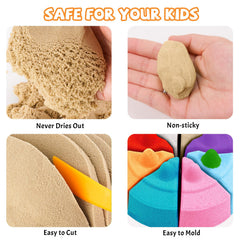 NiToy FlexiSand safe non-toxic formula for worry-free sensory activities.