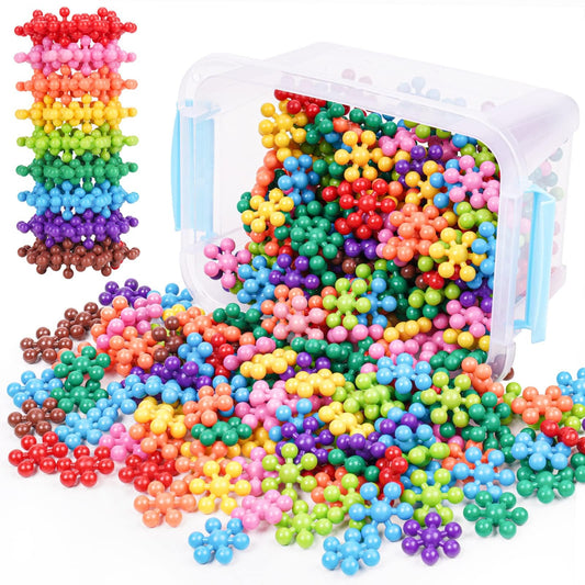NiToy Snowflake interlocking blocks for creative construction and fine motor skill development.