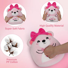 NIUBEHOHO big-sister gift pillow plush for bedtime