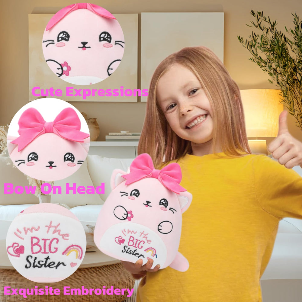 NIUBEHOHO 10-inch size plush cat ideal for hugs and bedtimes
