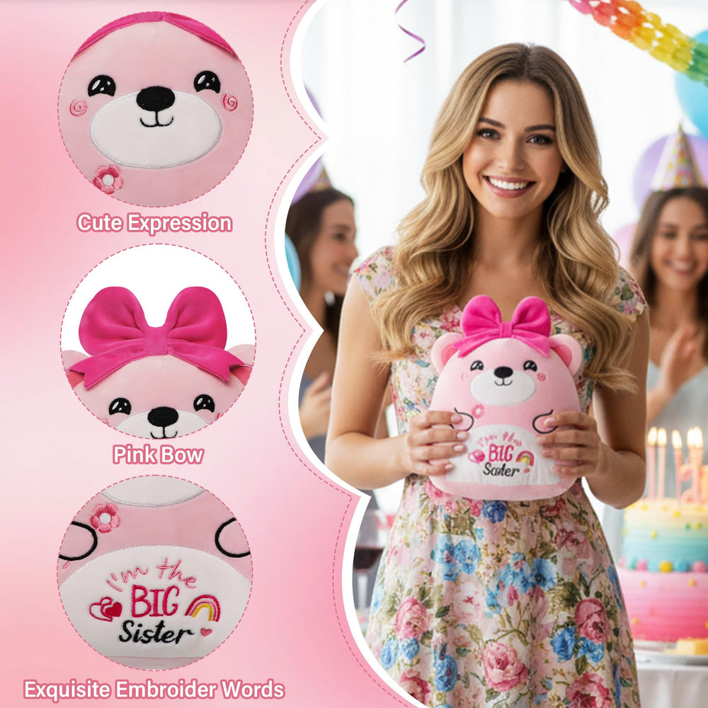 NIUBEHOHO sibling announcement bear, ideal for celebrations