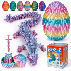 NIUCOO dragon egg detail showcases intricate 3D printing for a striking display.