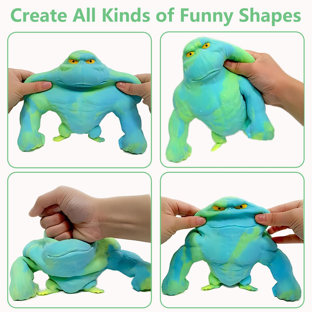 Niulife squishy monkey toy squeezed for calm and tactile satisfaction