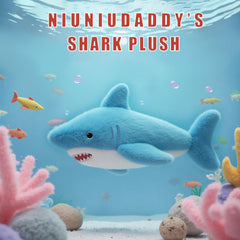 Gift-ready shark plush ideal for birthdays and holidays.