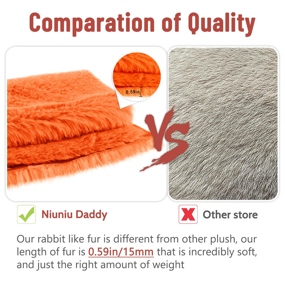 Niuniu Daddy CPC-certified safe-weighted fox plush for school or home