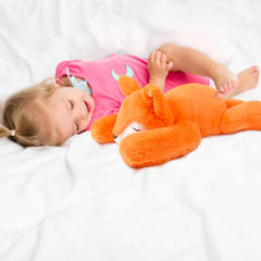 Niuniu Daddy fox soft fur bedtime companion for night routines