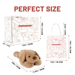 Niuniu Daddy gift packaging includes bag, sticker, card.