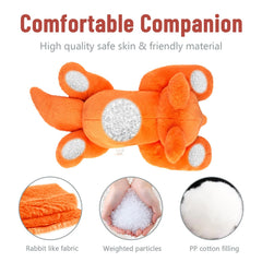 Niuniu Daddy non-toxic safety eyes fox plush for worry-free hugs