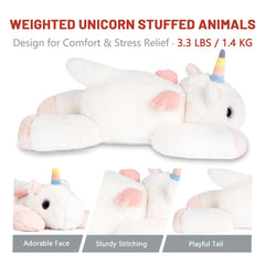 Niuniu Daddy sensory unicorn pillow provides soothing experience