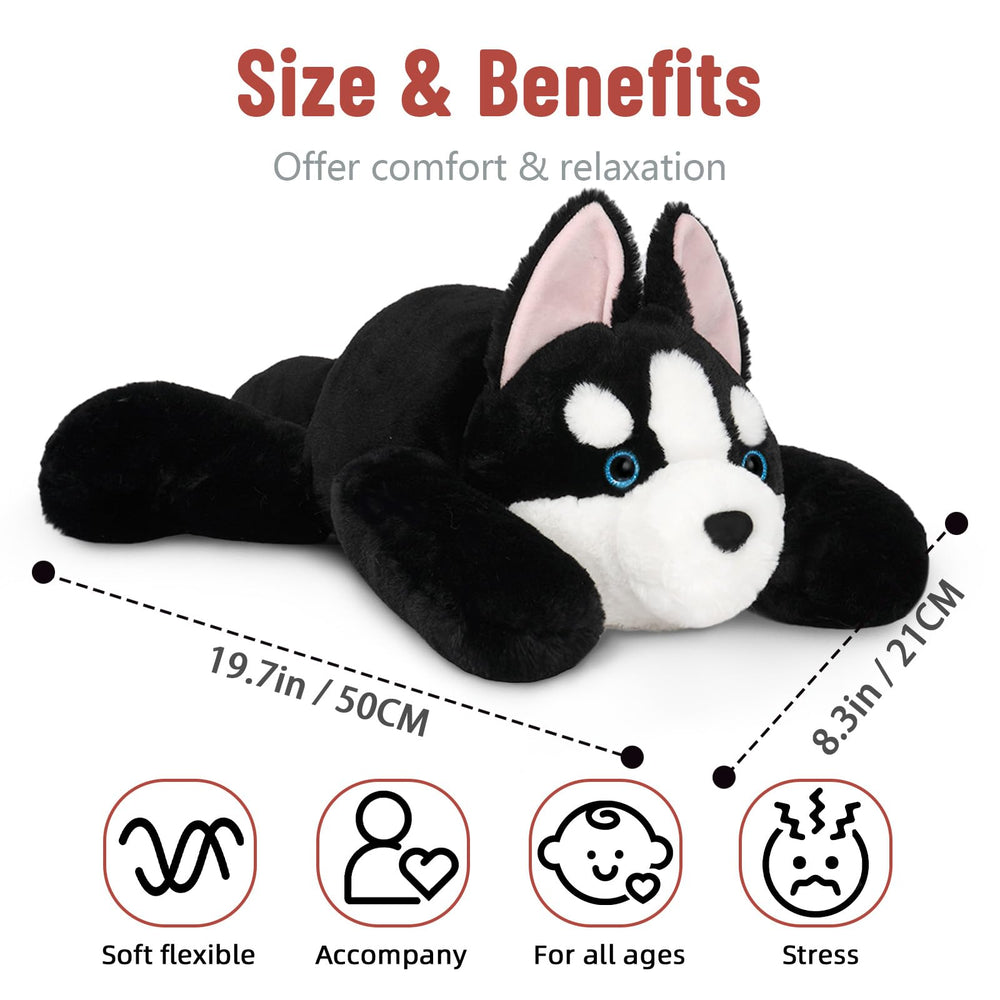 Niuniu Daddy weighted husky soft fur close-up feels ultra soft