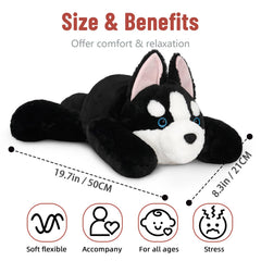 Niuniu Daddy weighted husky soft fur close-up feels ultra soft