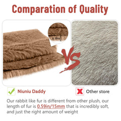 Close-up of uneven weights in Niuniu Daddy sloth legs for hug-back feel