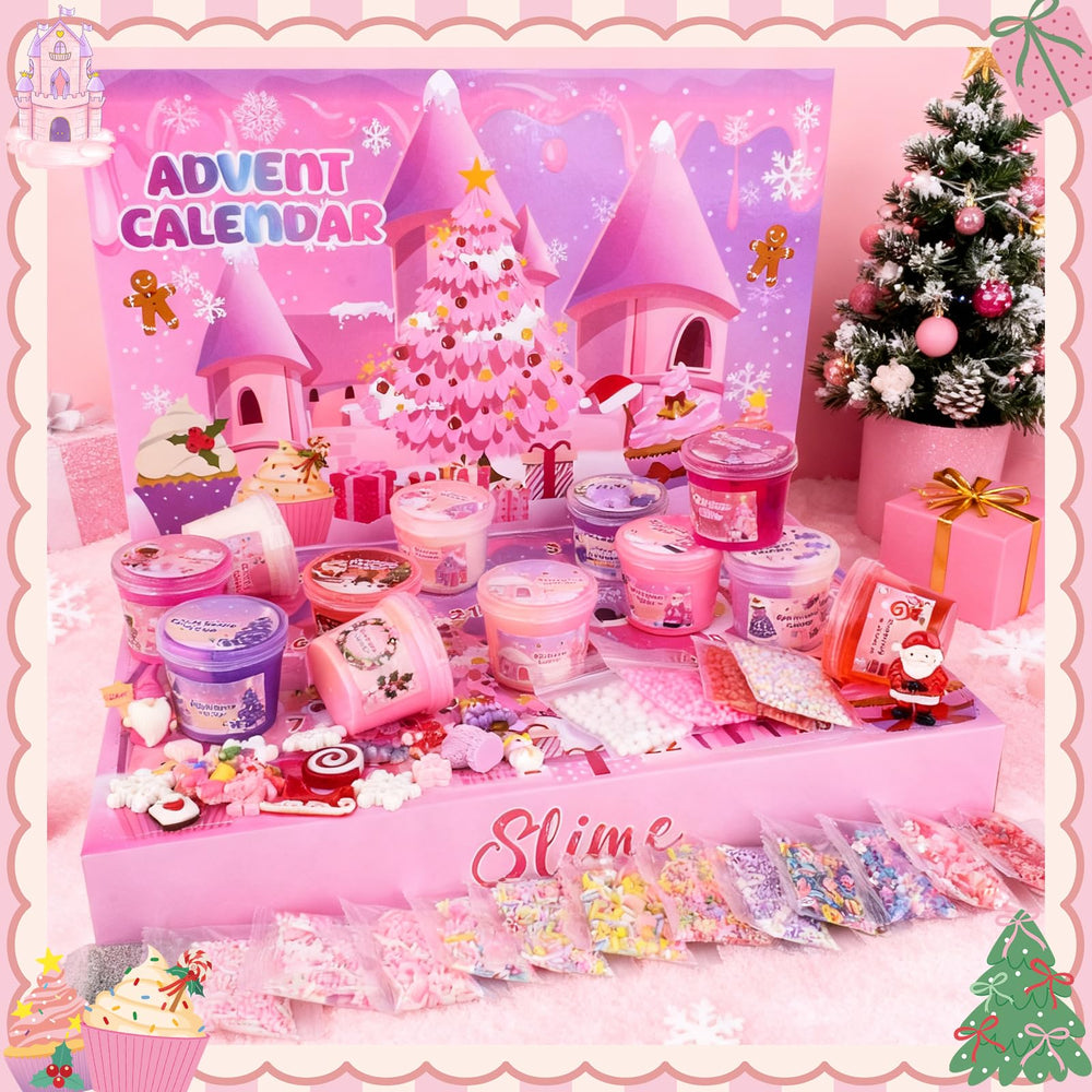 NiuSphere Slime Advent Calendar 2025 gift-ready packaging for stocking stuffers