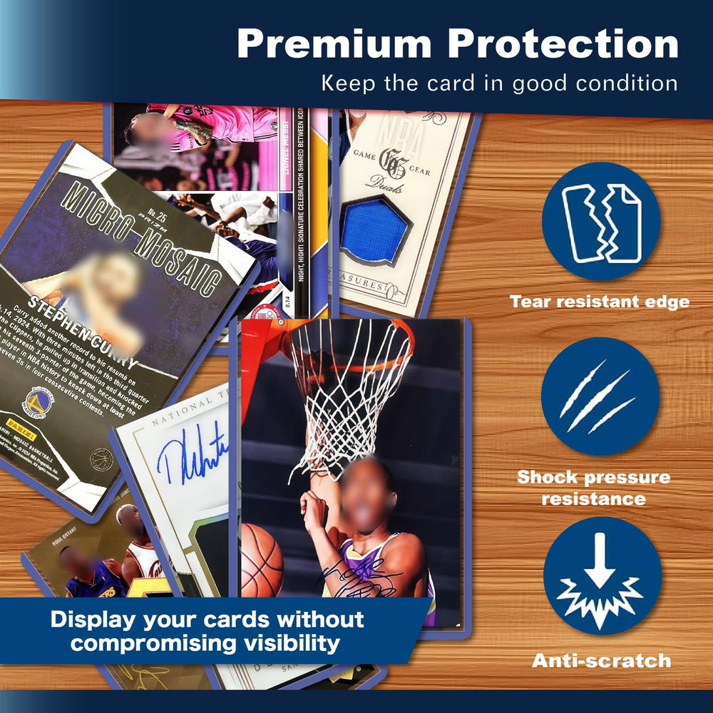 Nixitlo 200 hard card sleeve guards trading cards during handling