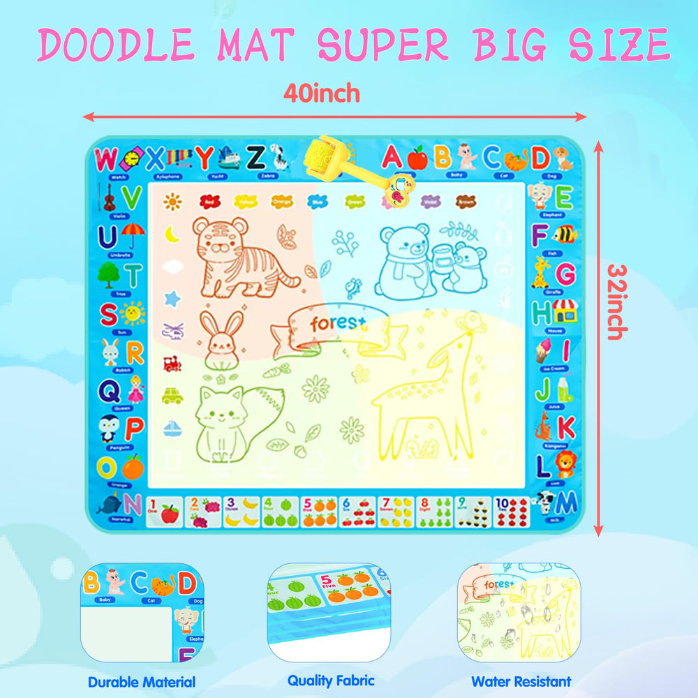 Niyopdg water doodle mat accessories kit enhances playtime