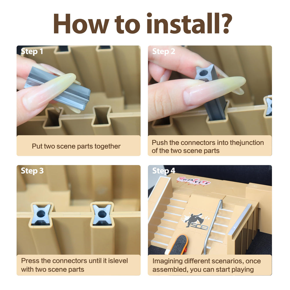 NJYW included connectors and screwdriver for quick, tool-assisted assembly.