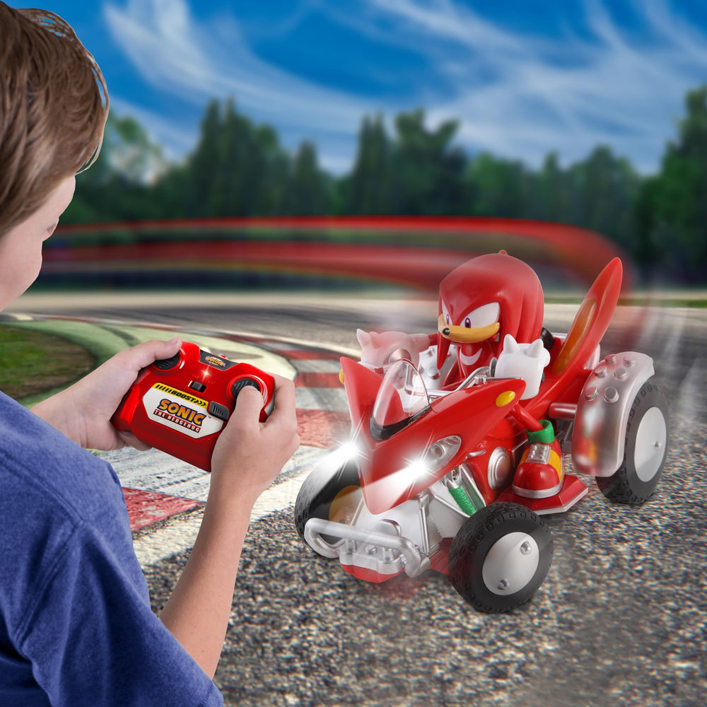 NKOK Knuckles ATV RC car shows Sega licensing on official packaging.