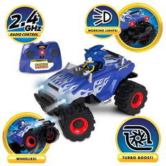 NKOK Sonic CrossWorlds Monster Truck turbo boost for quick starts.