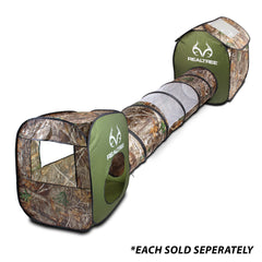 NKOK Realtree Pop Up Play House privacy flap at the front for easy access