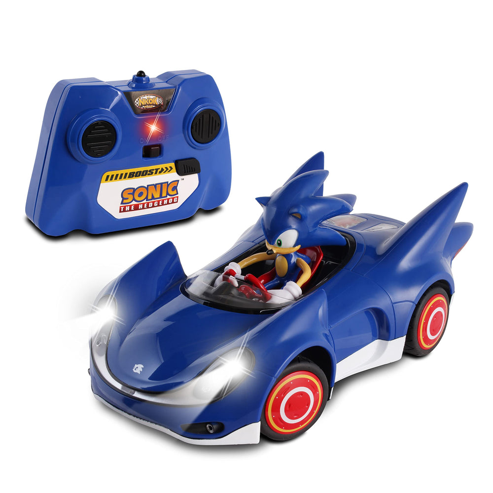 NKOK Sonic All-Stars RC car front view shows agile handling for kids