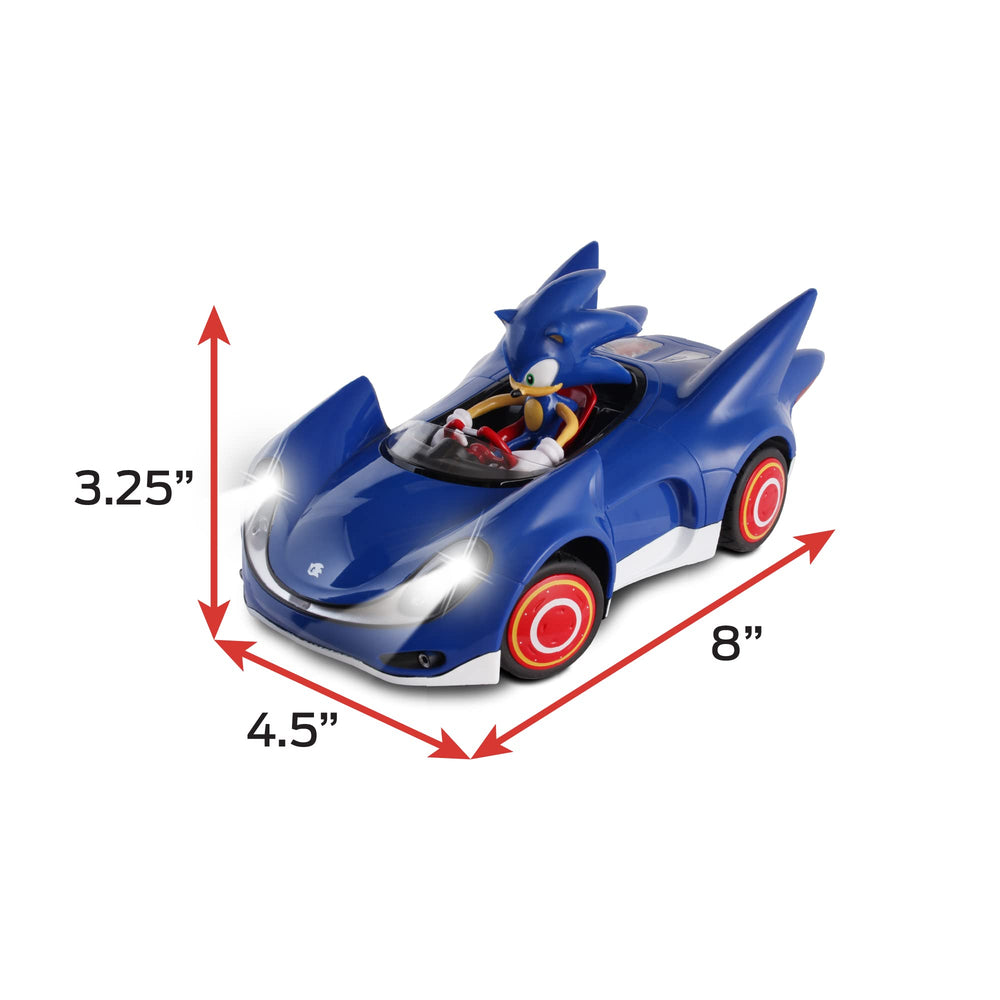 NKOK Sonic All-Stars RC car remote ensures easy, precise control